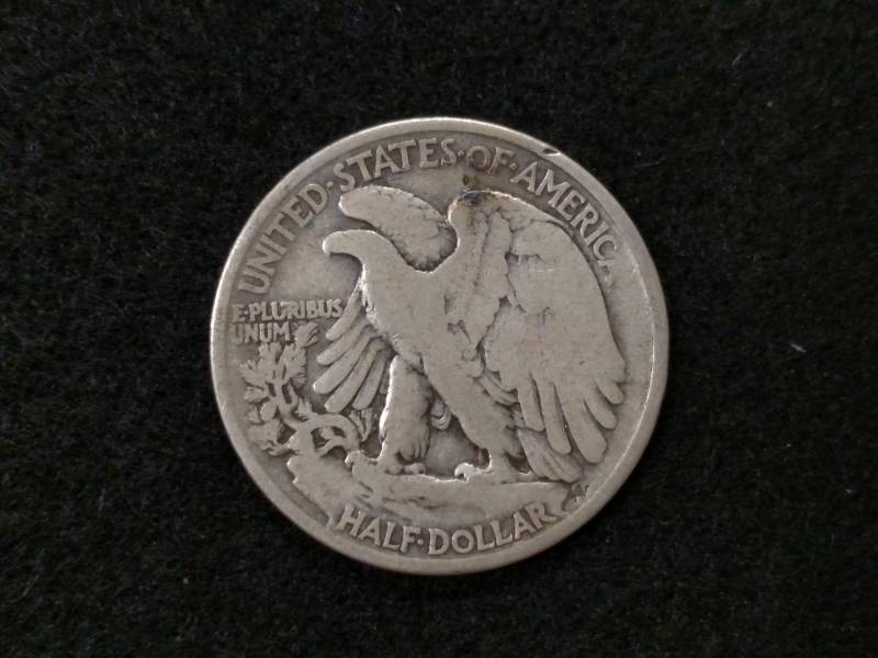 lot 94 image: 1935 Walking Liberty Silver Half Do...