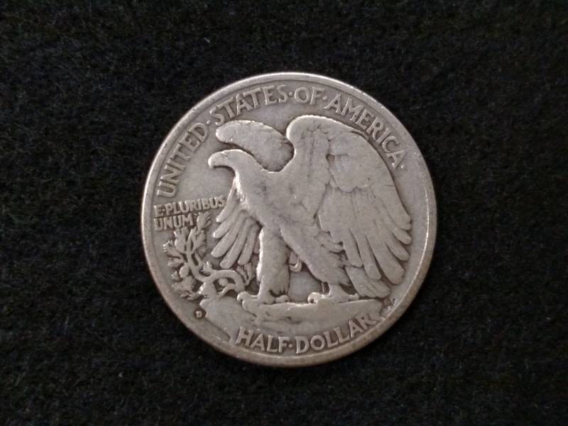 lot 95 image: 1935 D Walking Liberty Silver Half ...