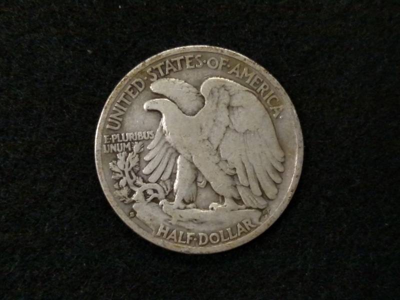 lot 99 image: 1936 S Walking Liberty Silver Half ...