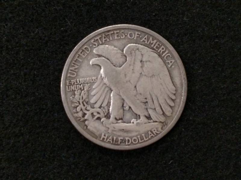 lot 106 image: 1939 S Walking Liberty Silver Half ...