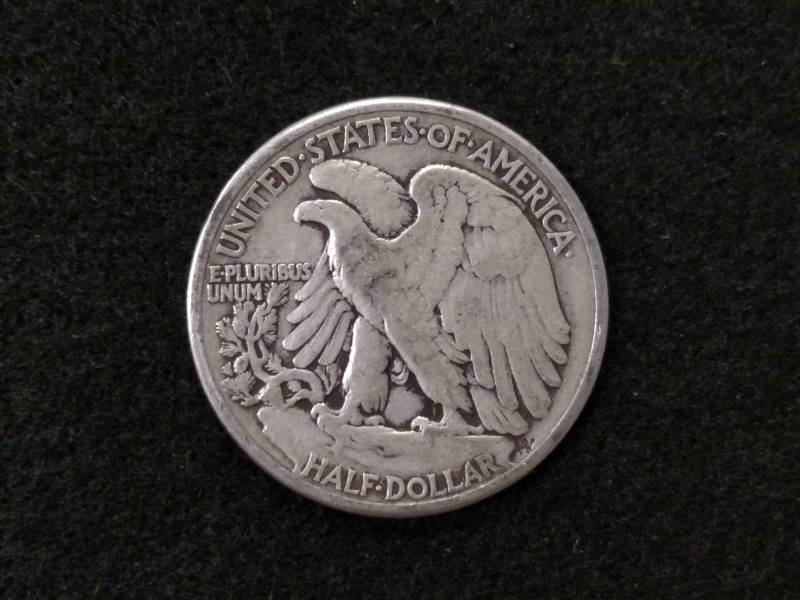 lot 109 image: 1941 Walking Liberty Silver Half Do...