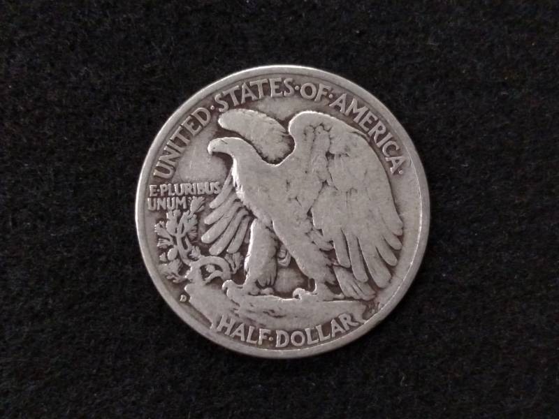 lot 110 image: 1941 D Walking Liberty Silver Half ...