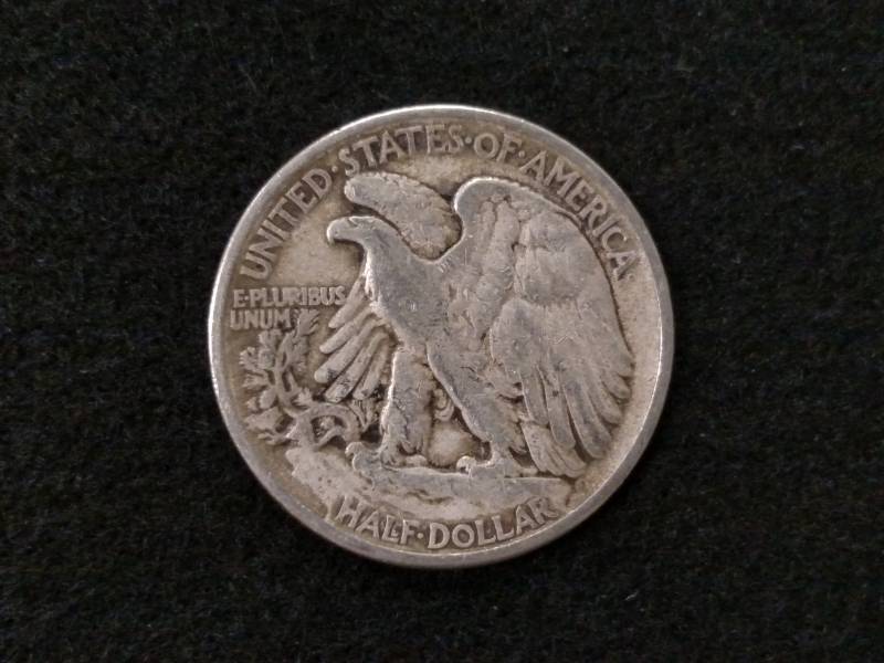 lot 113 image: 1943 Walking Liberty Silver Half Do...