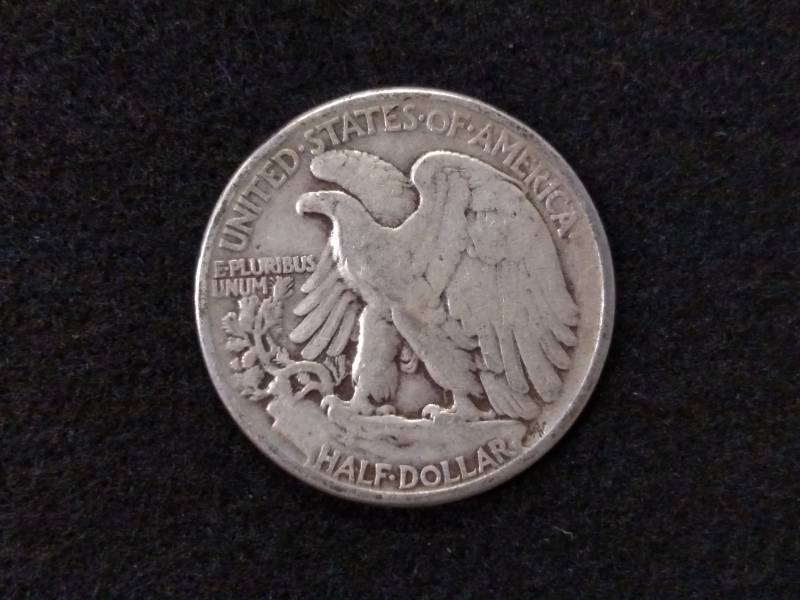 lot 115 image: 1944 Walking Liberty Silver Half Do...
