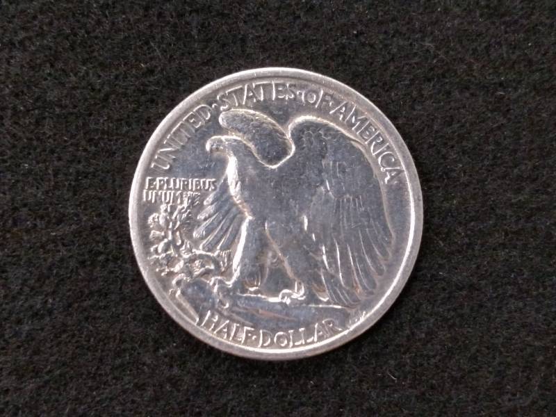 lot 116 image: 1944 S Walking Liberty Silver Half ...