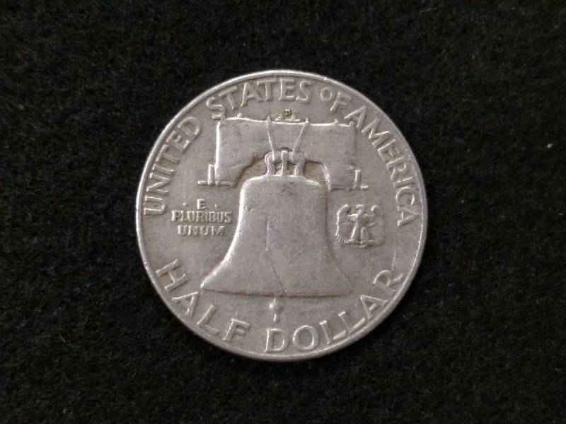 lot 133 image: 1952 D Franklin Silver Half Dollar...
