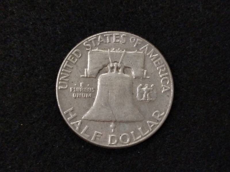 lot 143 image: 1960 Franklin Silver Half Dollar...
