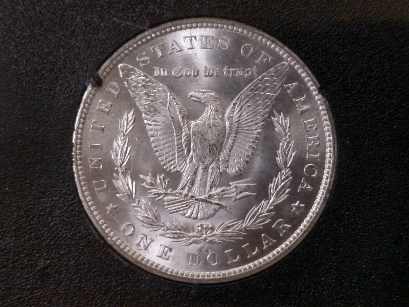 lot 155 image: 1883 CC MS 60 GSA Hoard Morgan Sil...