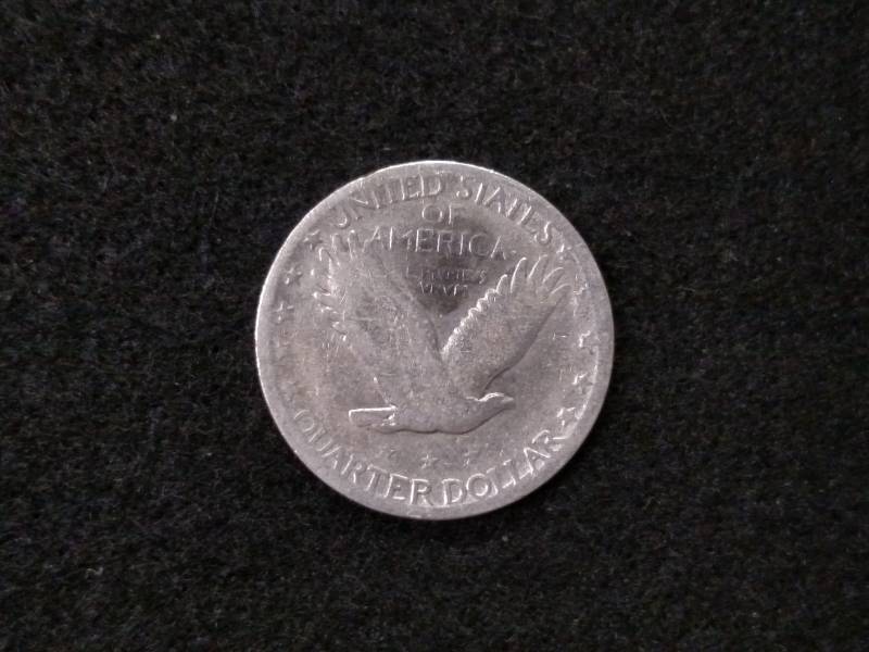 lot 160 image: 1925 Standing Liberty Silver Quarte...