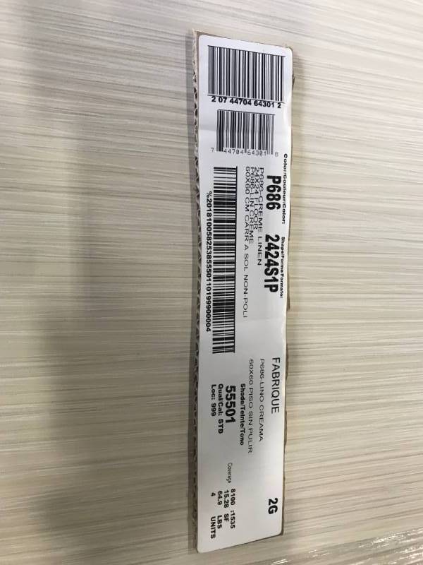 lot 4 image: 24 x 24 Light Grey Tile Approx 380Sqft