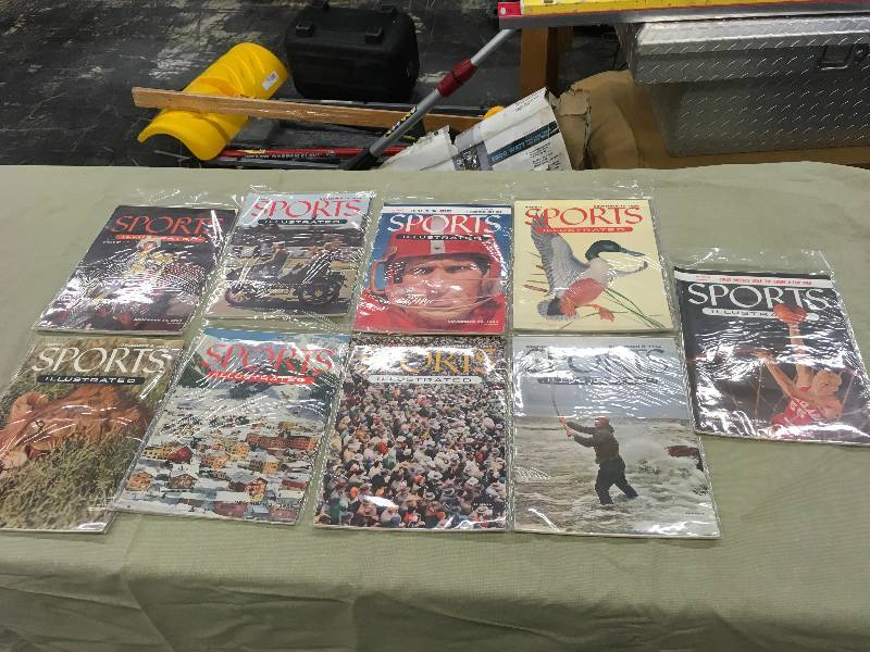 lot 527 image: 9 Sports Illustrated Magazines