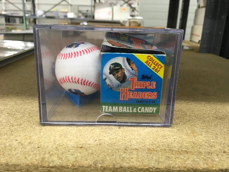 lot 547 image: Topps Triple Headers Seattle Mariners Mini Baseball