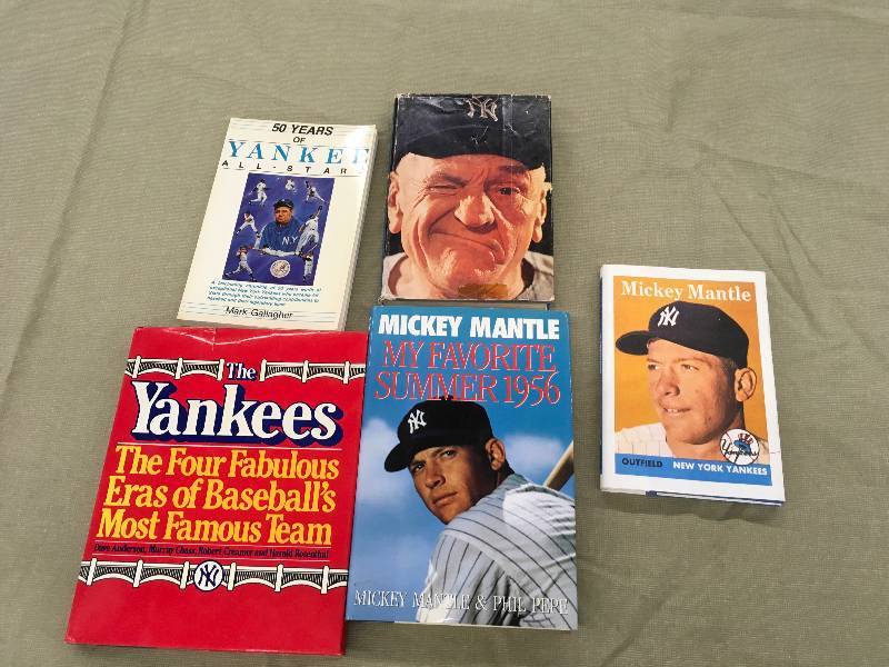 lot 557 image: 5 New York Yankees Books