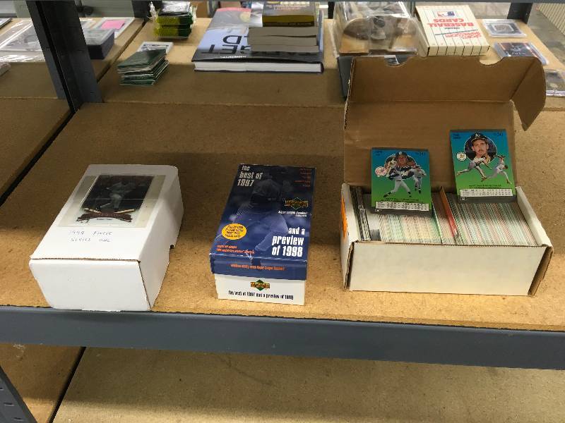 lot 571 image: 1998 Finest Series One MLB Card Set, 1997 Upper Deck MLB Card Set, 1991 Fleer Ultra MLB Card Set