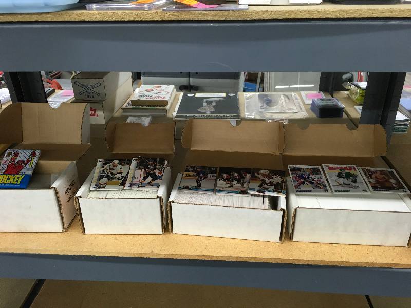 lot 574 image: 1989-1990 O-Pee-Chee NHL Card Set, 1992-1993 Pro Set NHL Card Set, 1991 Stadium Club NHL Card Set, 1991-1992 Upper Deck NHL Card Set