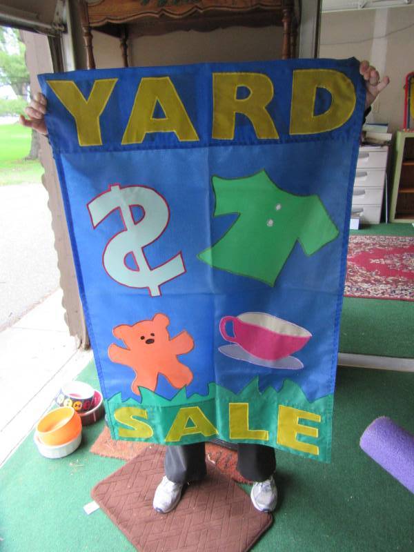 lot 149 image: Doing a function  Sale..Here are some unique Flags.