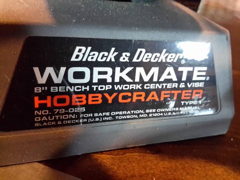 Black And Decker Workmate 8in Bench Top Work Center And Vise