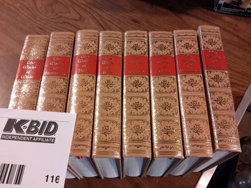 lot 116 image: Set 8 books. Classic Authors works as shown