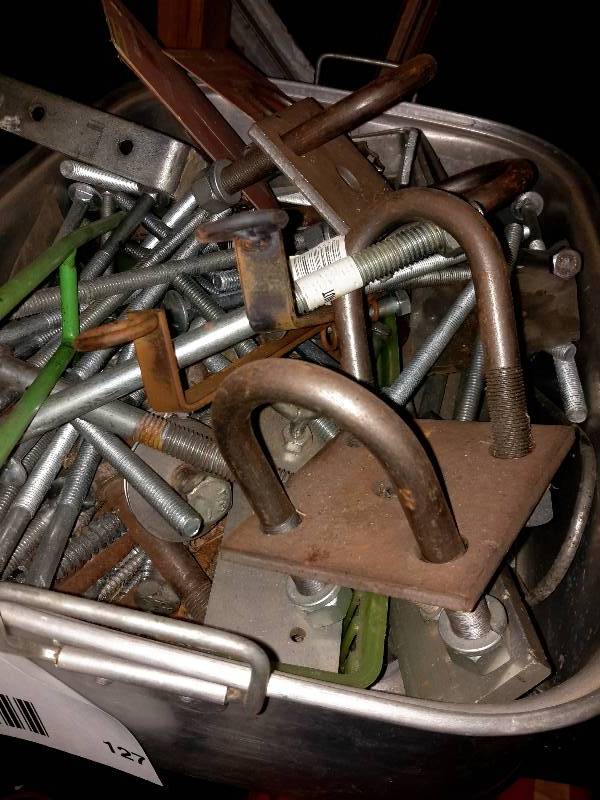 lot 127 image: Lot of Misc. Bolts etc.. See pictures