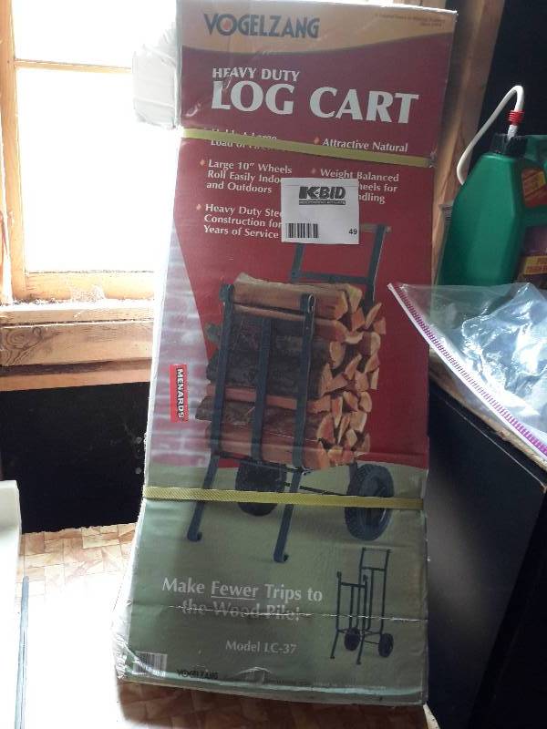 lot 49 image: VogelZang, Heavy Duty Log Cart