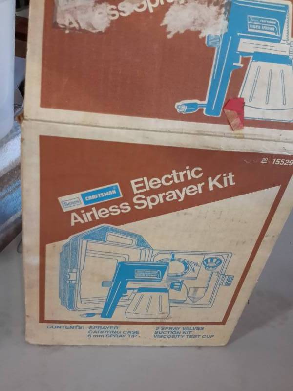lot 132 image: Sears Craftsman, Electric Airless Sprayer Kit