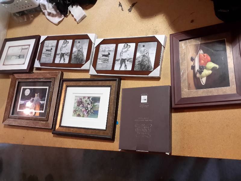 lot 197 image: Lot of Frames as pictured and nice paintings
