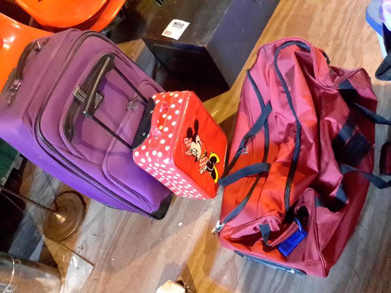 lot 205 image: 2 Children size travel bags and a duffel