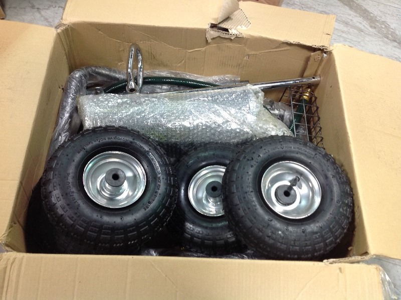 lot 101 image: Precision 350 ft. Hose Reel Cart in good conditions