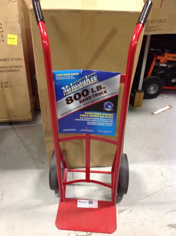 lot 103 image: Milwaukee 800 lb. Capacity Dual Handle Truck not used