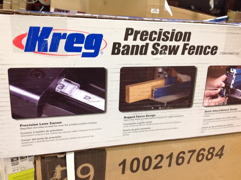 lot 108 image: Kreg Precision Band Saw Fence NOT USED