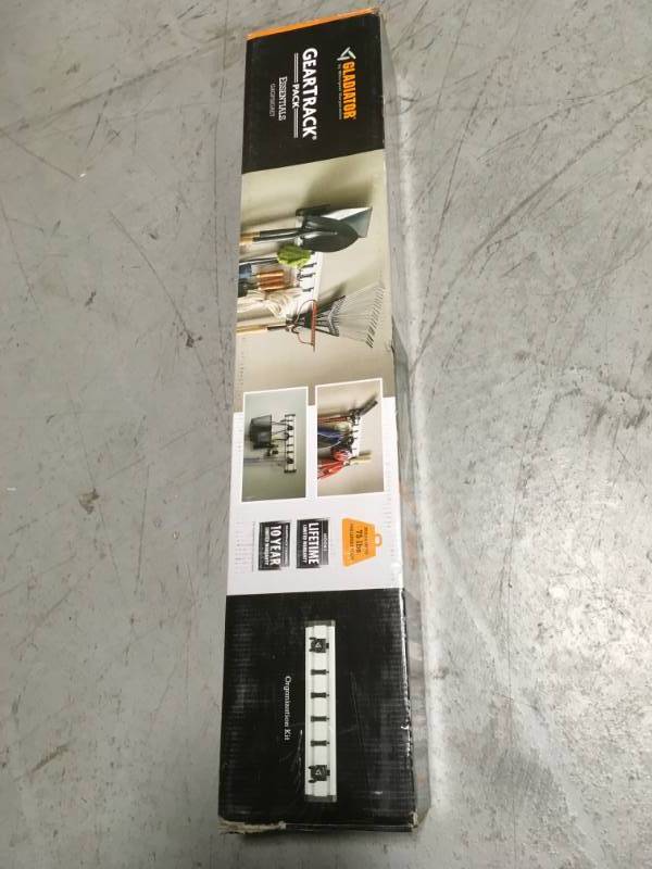 lot 34 image: Gladiator GearTrack Garage Track Storage System in good condition