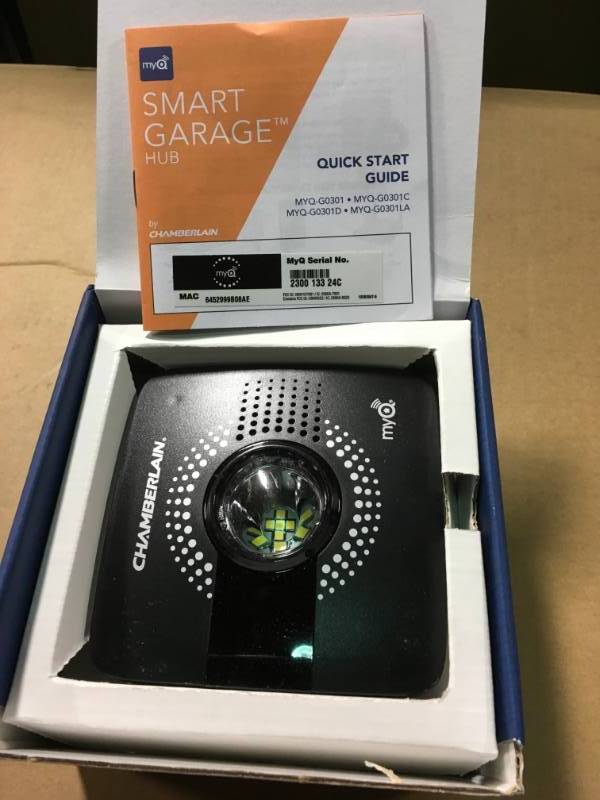 lot 59 image: Chamberlain MyQ Smart Garage Hub by Chamberlain in good condition