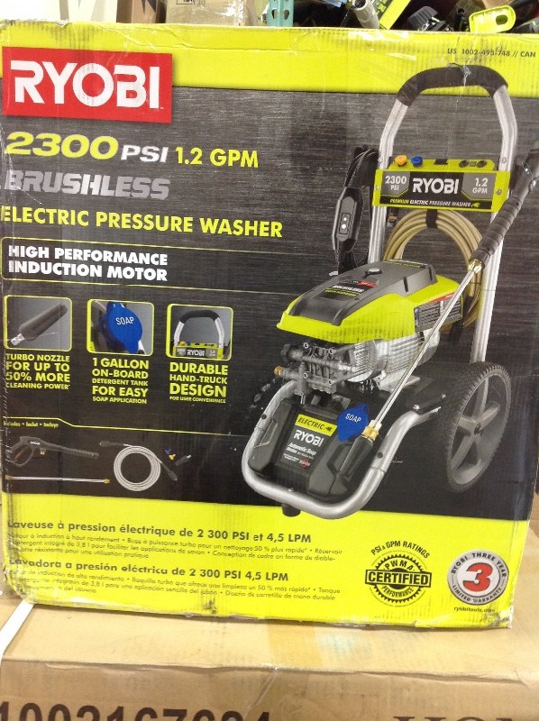 RYOBI 2,300 PSI 1.2 GPM High Performance Electric Pressure Washer in good conditions