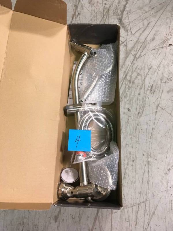 Glacier Bay 5-Spray Wall Bar Shower Kit in Brushed Nickel in good condition
