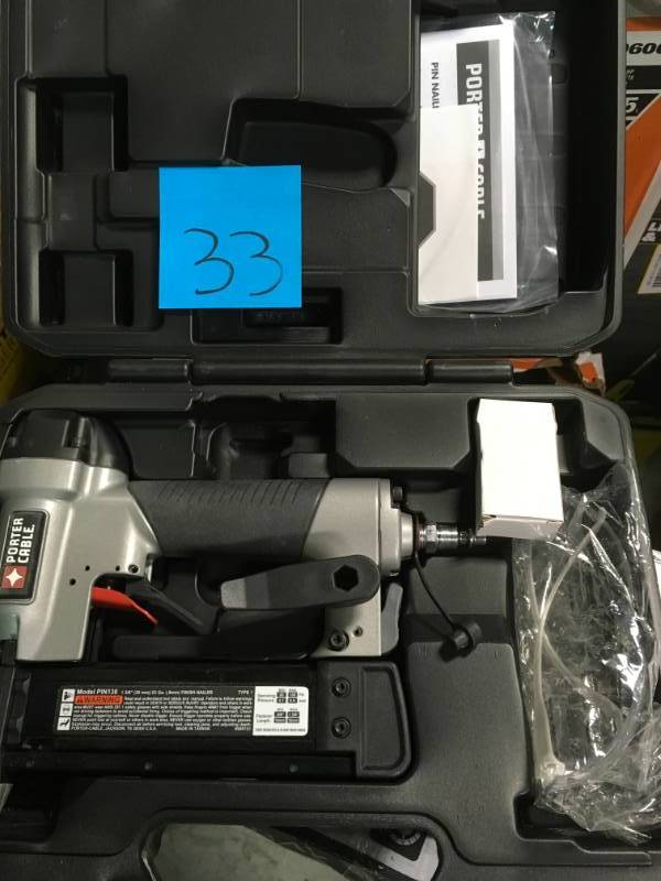 Porter-Cable 23-Gauge 1-38 in. Pin Nailer in good condition