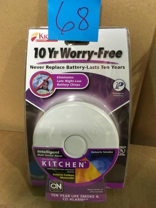 Kidde 10-Year Sealed Battery Smoke and Carbon Monoxide Combination Detector in good condition