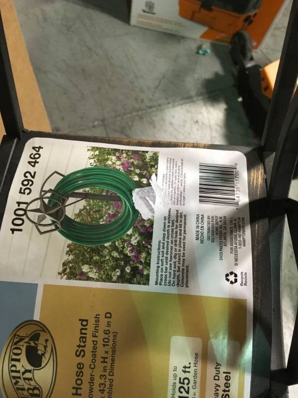 Hampton Bay Star Steel Hose Stand in good condition