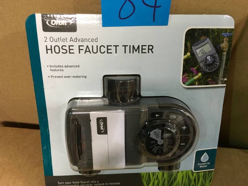 Orbit 2-Outlet Hose Faucet Timer in good condition