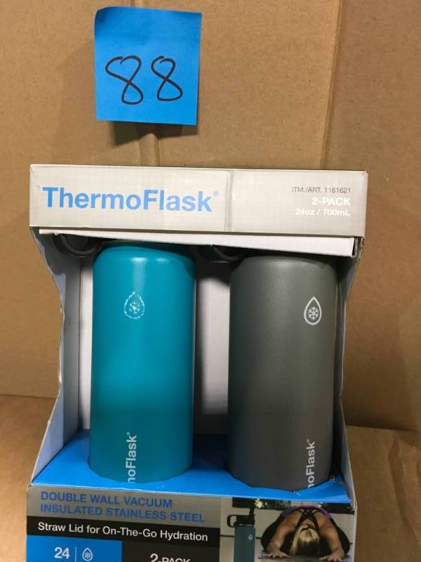 Thermoflask 24oz Double Wall Vacuum Insulated Tumbler 2 Pack not used