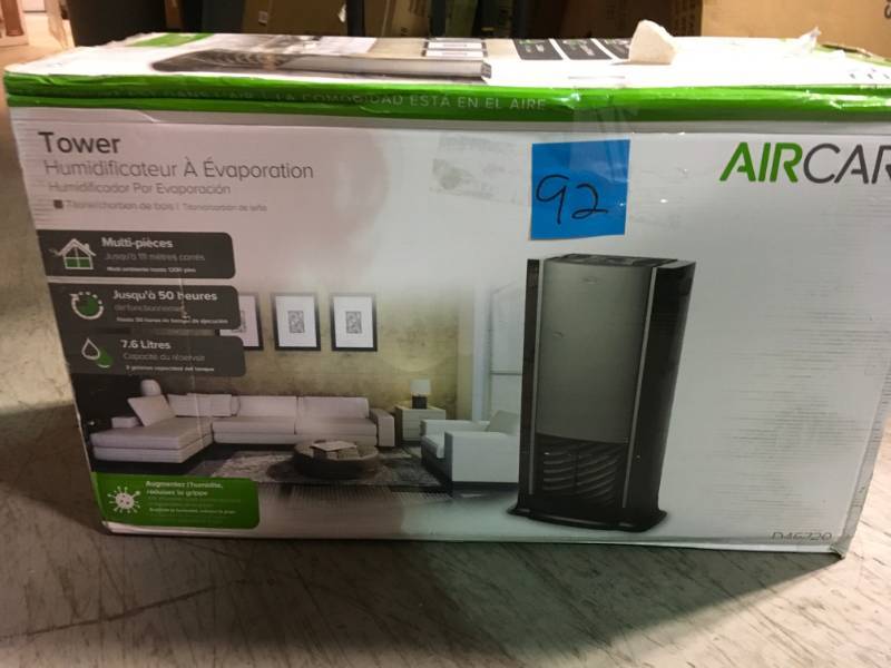AIRCARE Designer Series 2 Gal. Evaporative Humidifier for 1,200 sq. ft. in good condition