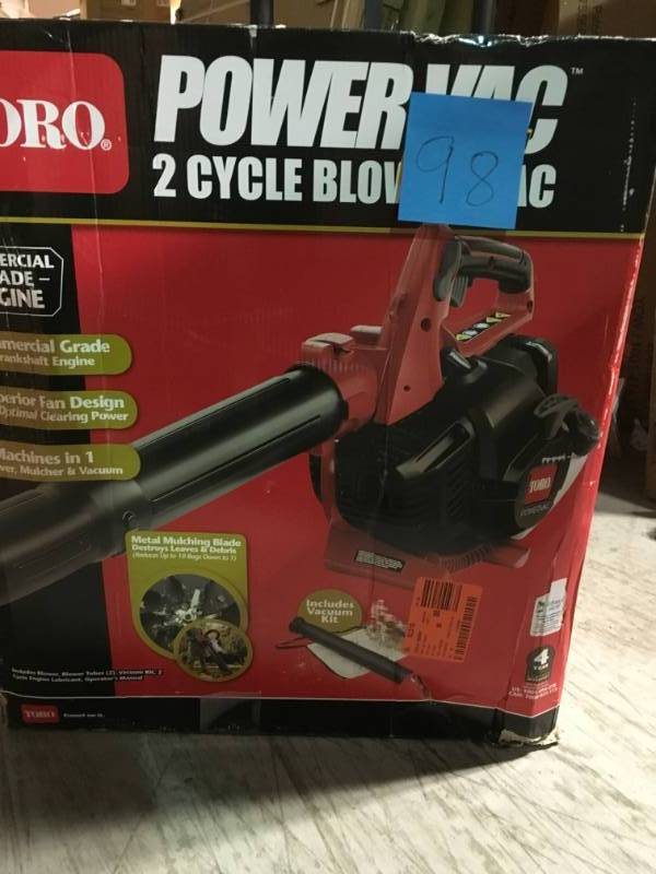 Toro 150 MPH 460 CFM 25.4cc 2-Cycle Handheld Gas Leaf Blower Vacuum in good condition