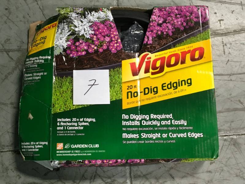 Vigoro 20 ft. No-Dig Landscape Edging Kit not used