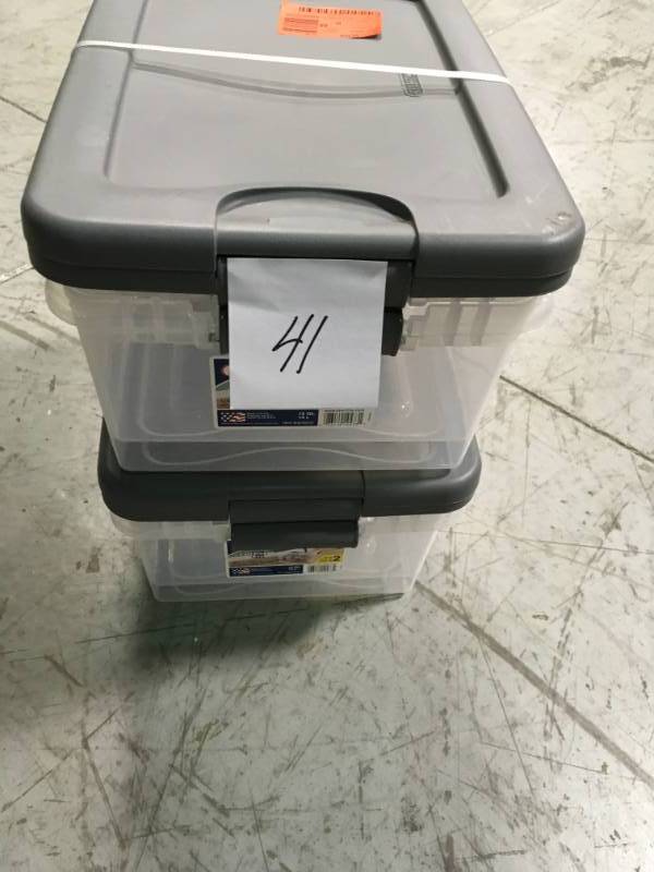 Sterilite 15-Qt. Latching Box (Set of 2) in good condition