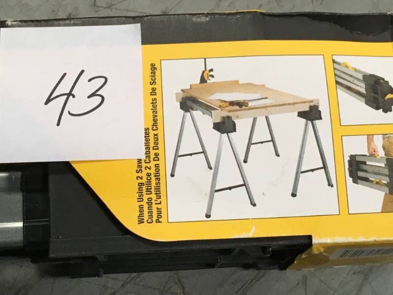 DEWALT 32 in. Metal Folding Sawhorse in good condition
