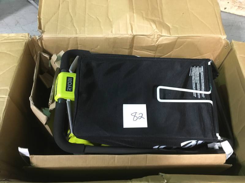 RYOBI 16 in. ONE 18-Volt Lithium-Ion Cordless Battery Walk Behind Push Lawn Mower - BatteryCharger Not Included in good condition