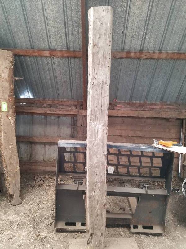 lot 33 image: 86 long reclaimed oak log cabin wood