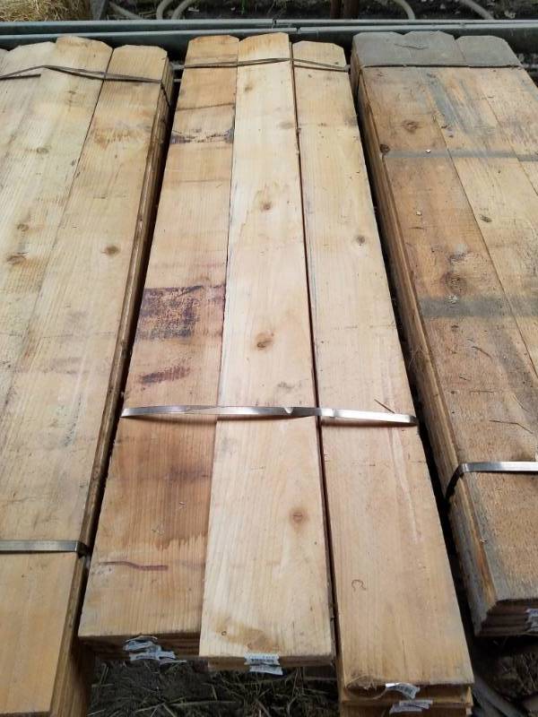 lot 59 image: Ceder wood fence bundle