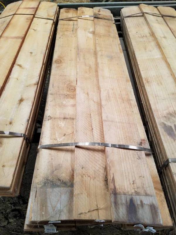 lot 61 image: Ceder wood fence bundle