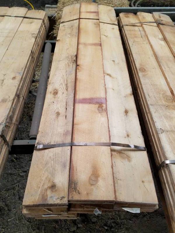 lot 62 image: Ceder wood fence bundle