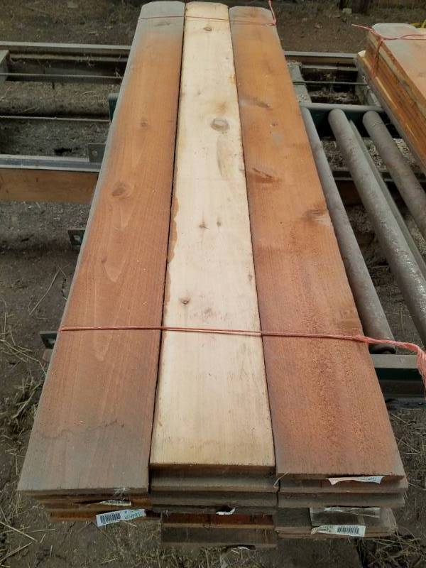 lot 67 image: Ceder wood fence bundle